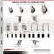 Service Caster 5 Inch 316SS Maroon Polyurethane Swivel 1-1/4 Inch Expanding Stem Caster Set SCC SCC-SS316EX20S514-PPUB-MRN-114-4 - alternate 4